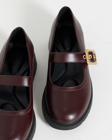 Dominga Buckle Mary Jane Shoes - Extra Wide Fit (EEE)