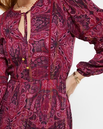 Joe Browns Beautifully Boho Long Sleeve Maxi Dress