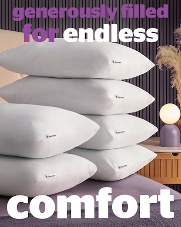 Silentnight Deep Sleep Pack of 6 Pillows