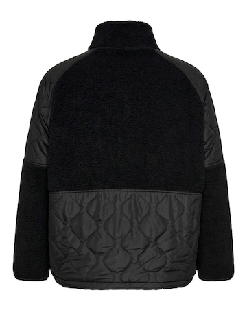 ONLY QUILT MIX FLEECE SHORT JACKET