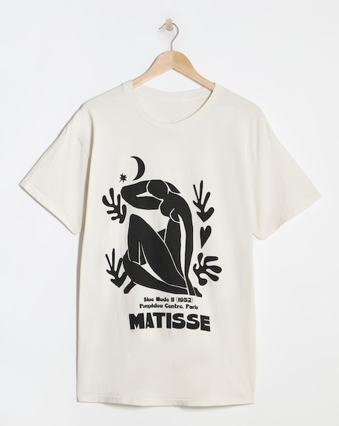 Simply Be Ecru Matisse License T-Shirt