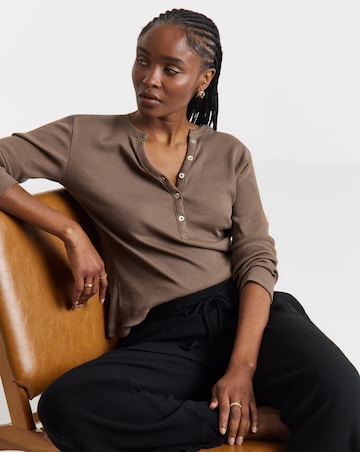 Simply Be Black Crinkle Wide Leg Trousers