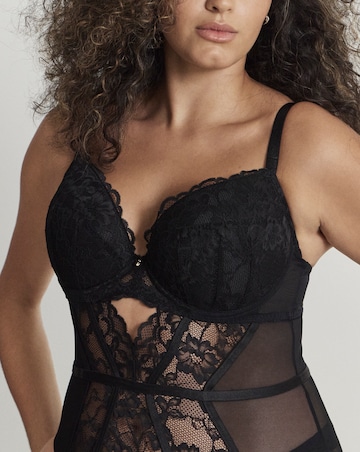 Ann Summers Sexy Lace Planet Basque Black