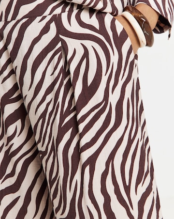 Simply Be Zebra Wide Leg Co-Ord Trouser