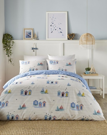 Fusion Beach Huts Duvet Cover Set