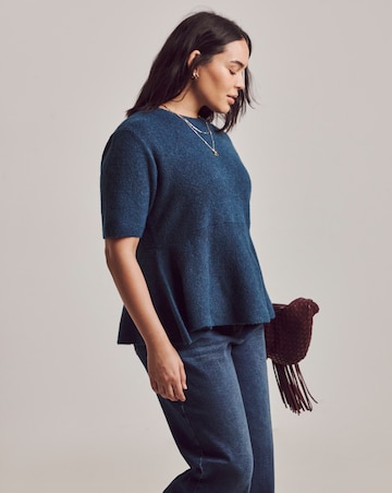 Julipa Peplum Short Sleeve Jumper
