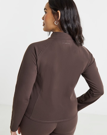 Gym King Peach Luxe Full Zip Jacket