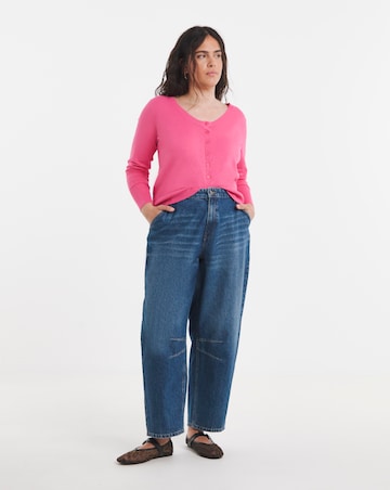 Fine Gauge Scallop Edge Cardigan