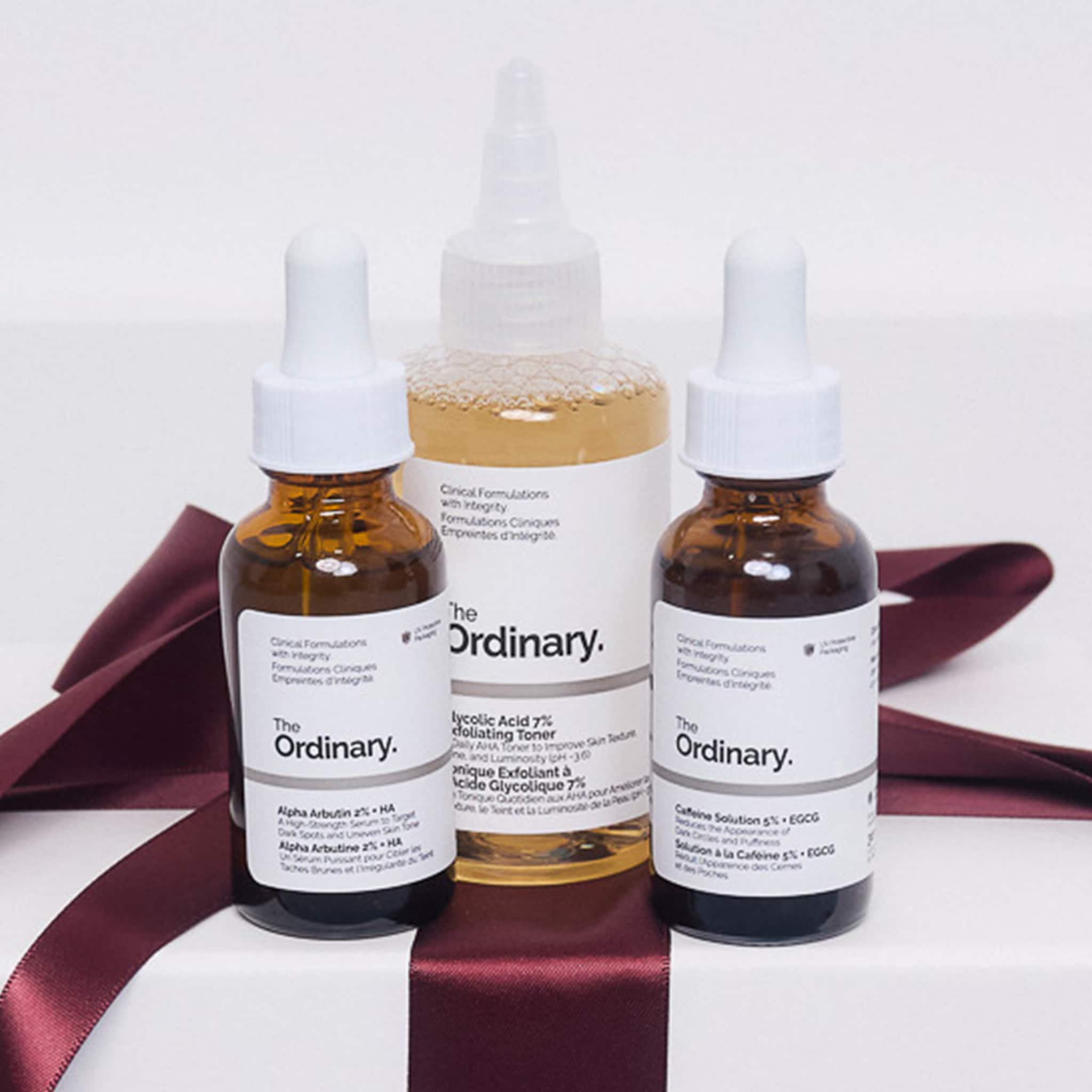 The Bright Skincare Gift Set is pictured.