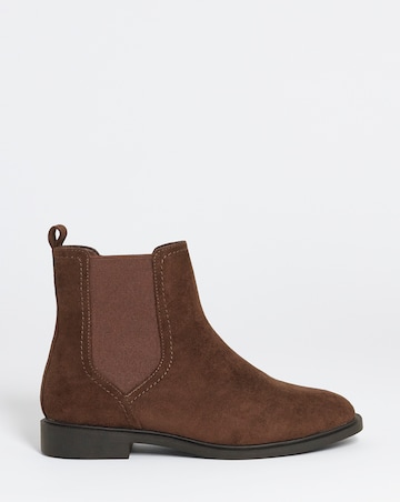 Emma Classic Chelsea Ankle Boots - Wide Fit (E)