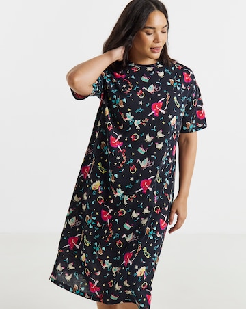 Pretty Secrets Value 12 Days Of Christmas Print Nightie