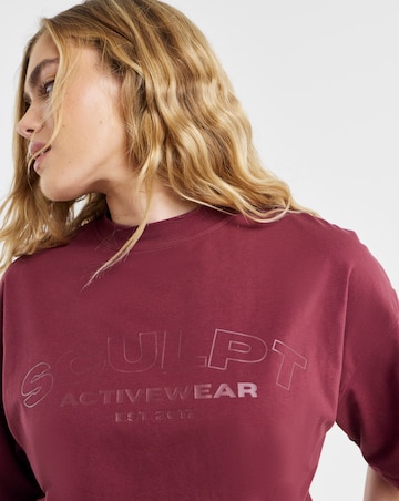 Sculpt Activewear Oversized Short Sleeve T-Shirt