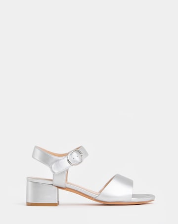 Robin Two Part Block Heel Sandals - Wide Fit (E)