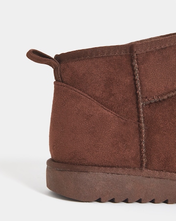 Renna Suede Low Cut Warm Lined Boots - Extra Wide Fit (EEE)
