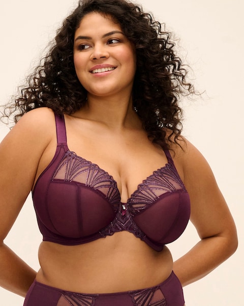 Elomi Reja Wired Plunge Bra Fig