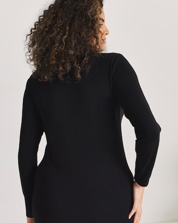 Pretty Secrets 2 Pack Thermal Long Sleeve Tops - Black