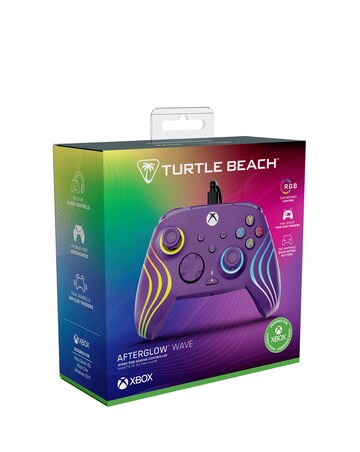 Turtle Beach Afterglow Wave Wired RGB Gaming Controller for Xbox & PC - Purple