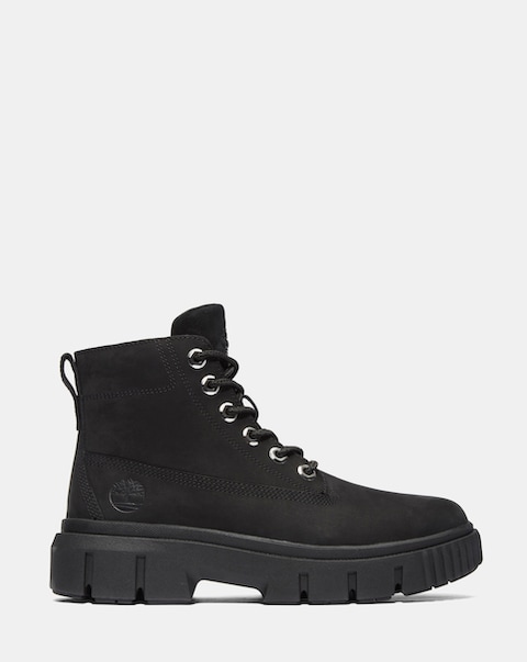 Timberland Black Greyfield Lace Up Boots - Standard Fit (D)
