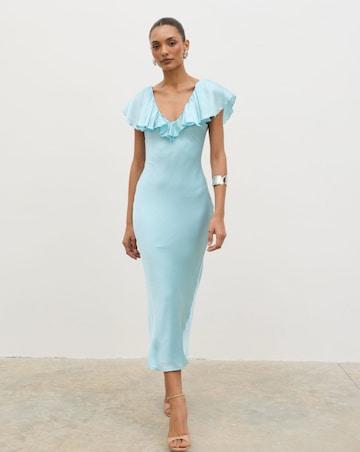 Pretty Lavish Adina Ruffle Midaxi Dress