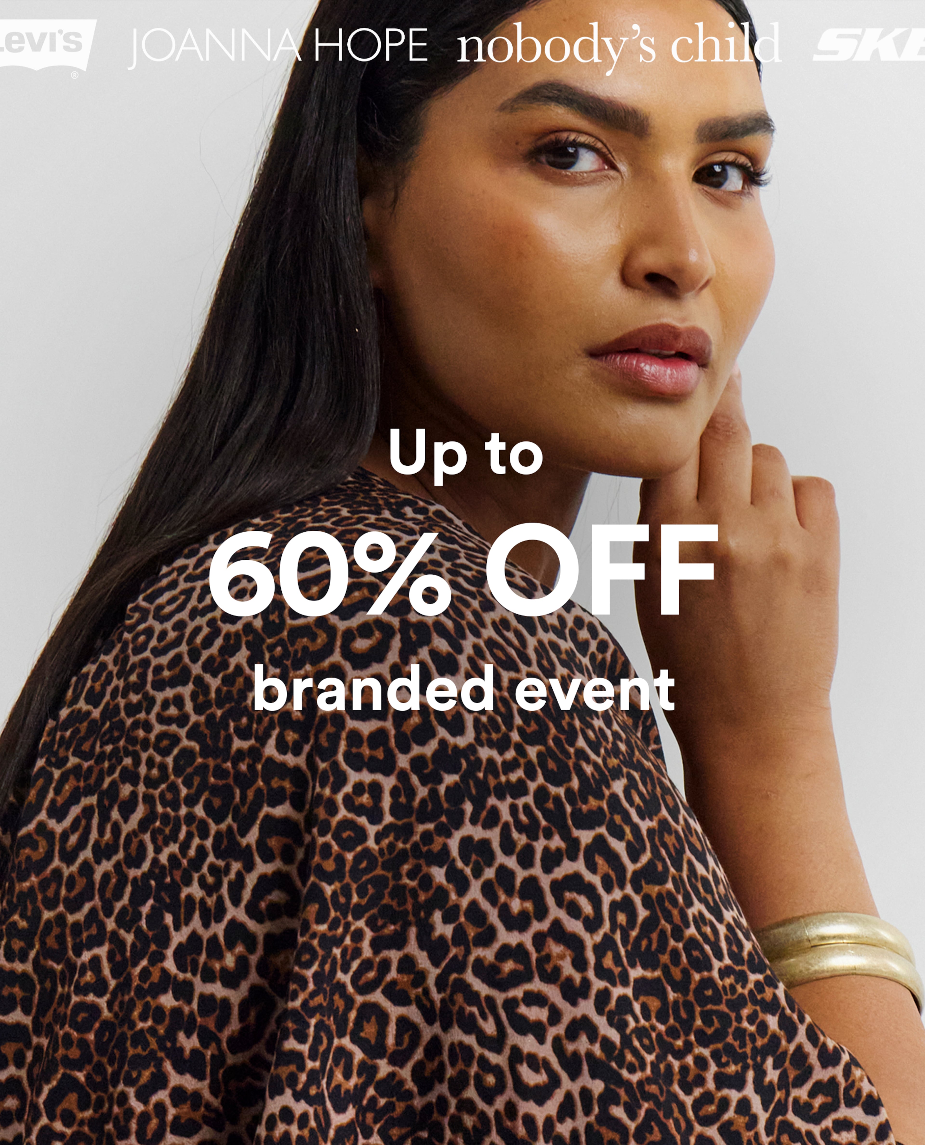 branded  Animal Print Tea Dress
