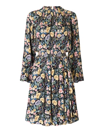 Joe Browns Bonnie Floral High Neck Mini Dress