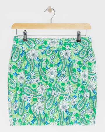 Joe Browns Paisley Print Swim Skirt Green Multi