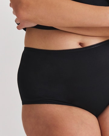 Pretty Secrets (7 Pack) Full Fit Knickers Black