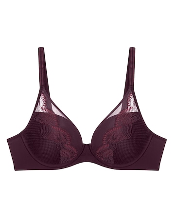 Triumph Comfort Glam Plunge Bra Wine