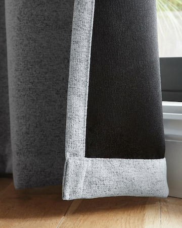 Curtina Velvet Chenille Dimout Eyelet Curtains