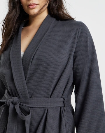 Pretty Secrets Cotton Waffle Dressing Gown