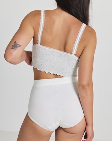 Sloggi (2 Pack) Cotton Double Comfort Maxi Knickers White