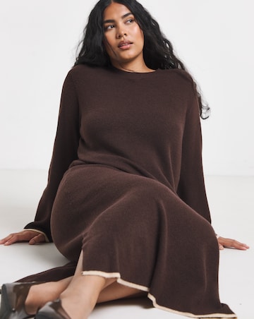 Vila Kerry O-Neck Knit Maxi Dress