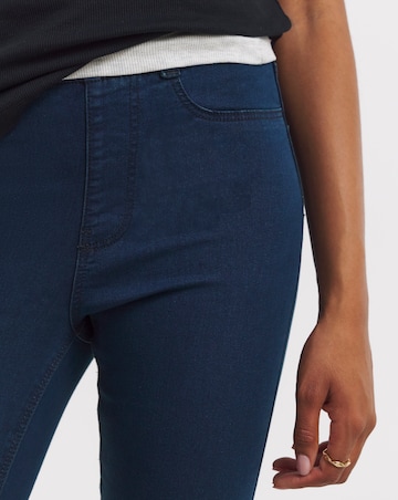 Dark Blue Skinny Pull On Jegging