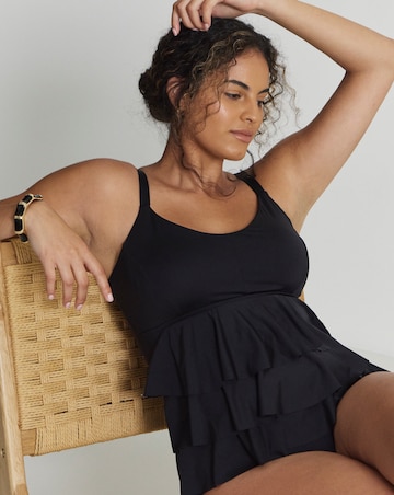MAGISCULPT Illusion Ruffle 360 Degree Shaping Swimsuit