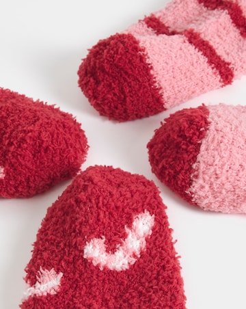 Pretty Secrets (2 Pair Pack) Candy Cane Cosy Socks