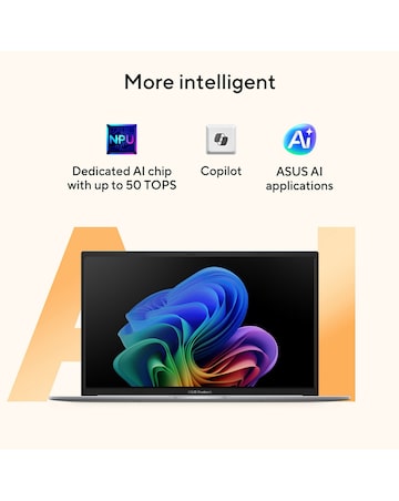 ASUS Vivobook 18 Laptop - 18in AMD Ryzen AI 7 16GB 1TB FHD Copilot+ - Blue