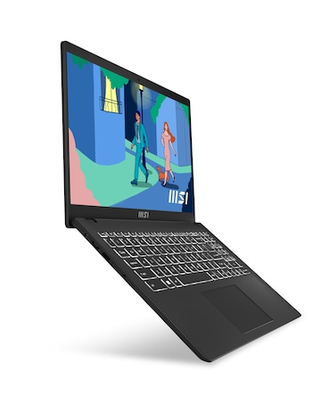 MSI Modern 15.6in Laptop - AMD Ryzen7 8GB 512GB - Black