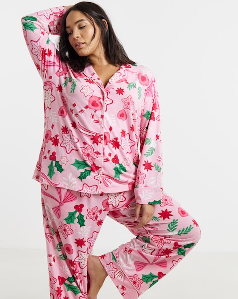 Pretty Secrets Christmas Print Family Pyjamas - Women