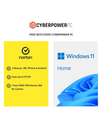 CyberPowerPC Prism Intel Core 5 225F, NVIDIA 5060, 16GB RAM, 1TB, Gaming PC
