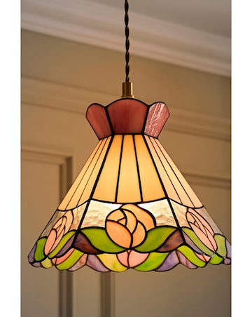 ValueLights Evelyn Tiffany Easy Fit Shade 26cm