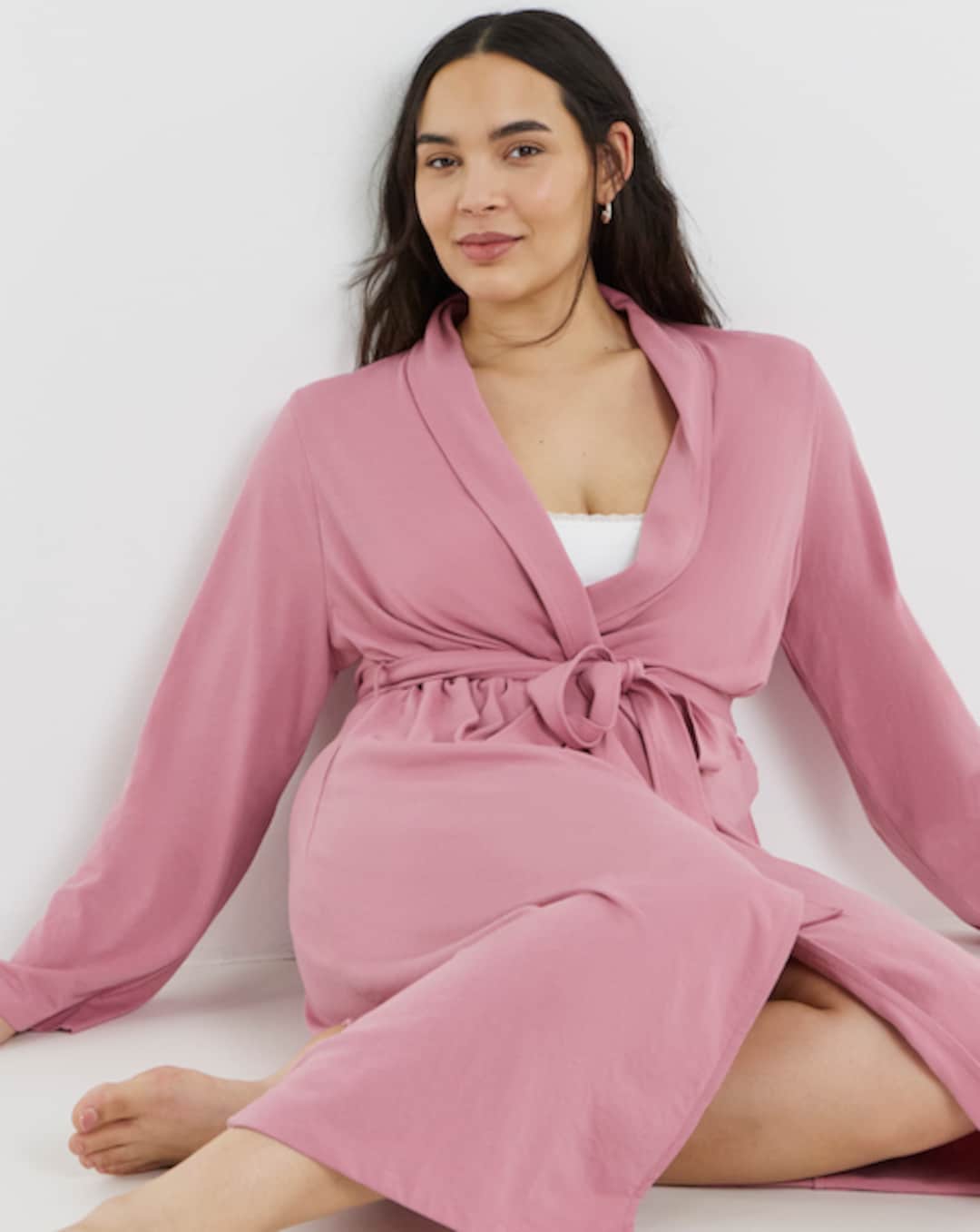 plus size satin dressing gown uk Lovskoo Women's Plus Size Soft Long Satin Robes Long Silk Robes Full Length Robes Kimonos Silky Bath Robe Dressing Gowns Hot Pink, Size: Medium