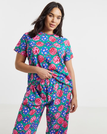 Pretty Secrets Value Bright Bauble Print Pyjama Set