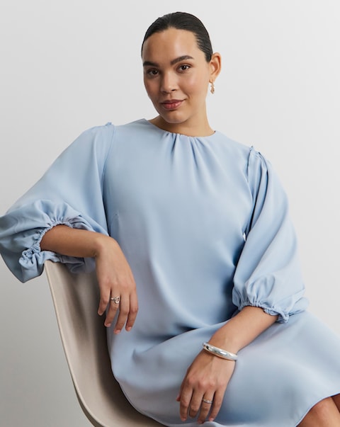 Joanna Hope Big Sleeve Shift Dress