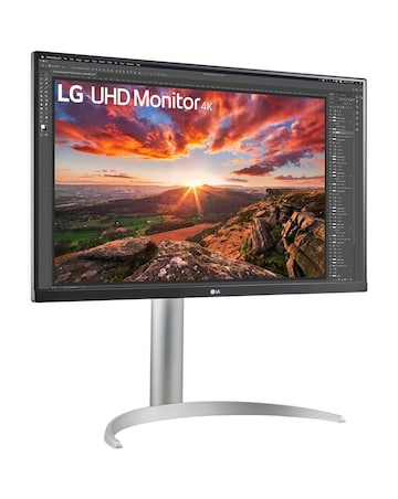 LG 27UP850K-W.AEK 27in 60Hz UHD IPS DisplayHDR 4K Monitor - Silver