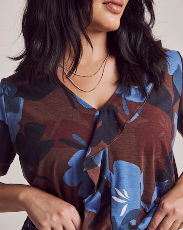Julipa Printed Frill Jersey T-Shirt