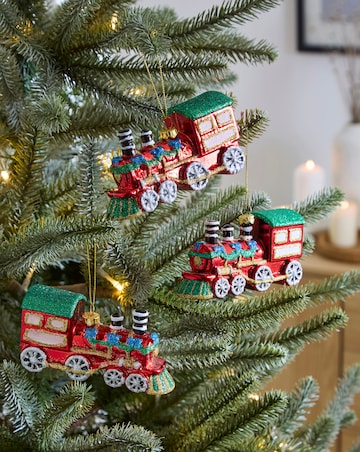 Set of 3 Hanging Trains