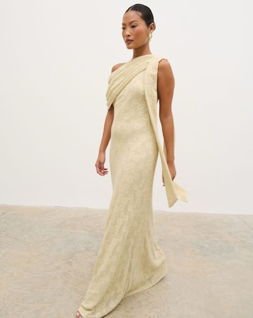 Pretty Lavish Freya One Shoulder Floral Maxi Dress