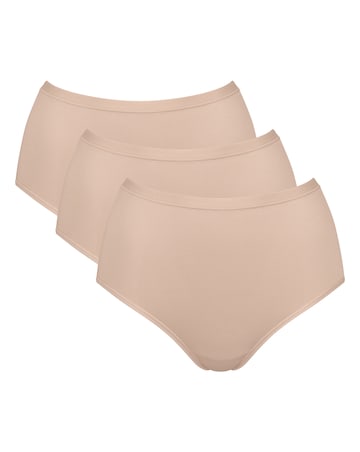 Sloggi Go Daily Cotton 3 Pack Soft High Waist Knickers