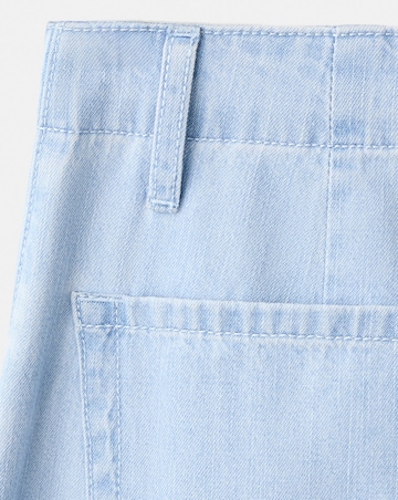Mango Wide Leg Mid-Rise Jeans