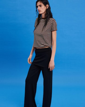 Mango Short-Sleeved Ribbed Sweater